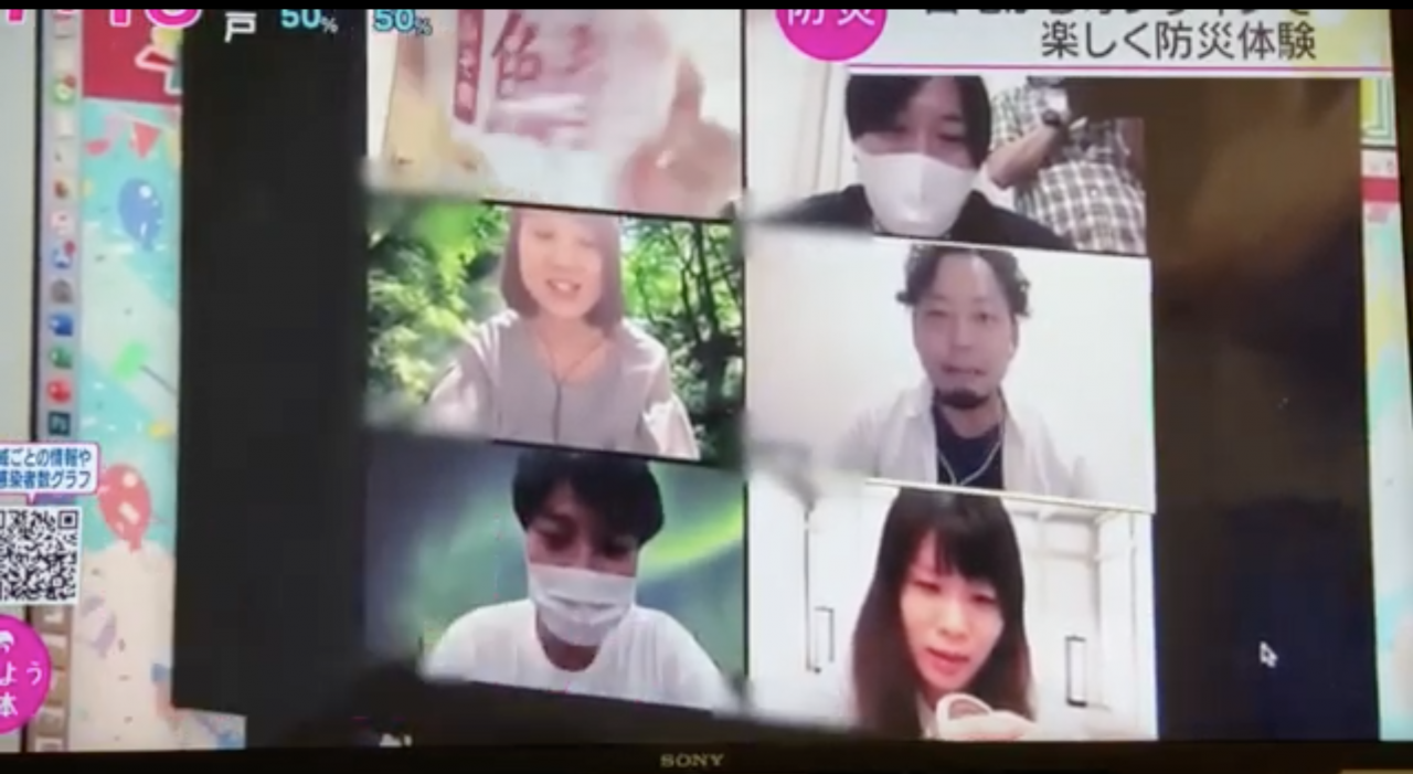 NHK「おはよう日本」にて『おうち防災運動会』を取材・放送いただきました！